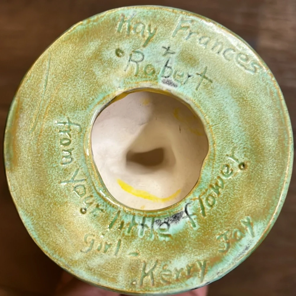 Hand made shell pottery